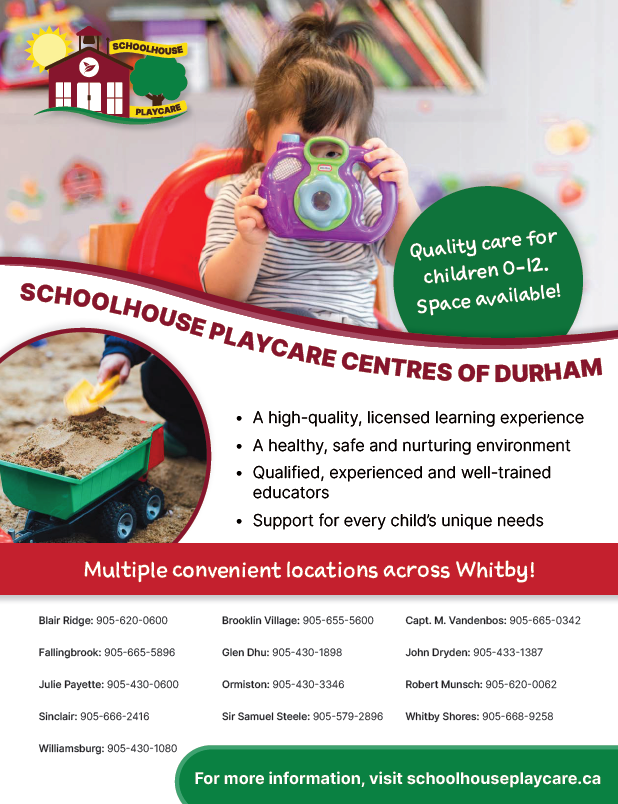 Schoolhouse Play Care Flyer